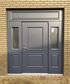 Дверь Неман КV с панелью, окрашенной по каталогу RAL, фрезеровка №58