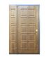 Дверь Неман К-10.82 нестандартная с панелью Корабельная фанера цвет - Дуб античный, фрезеровка №63