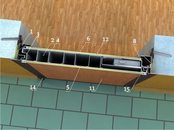 Схема дверного блока Неман K-10.82